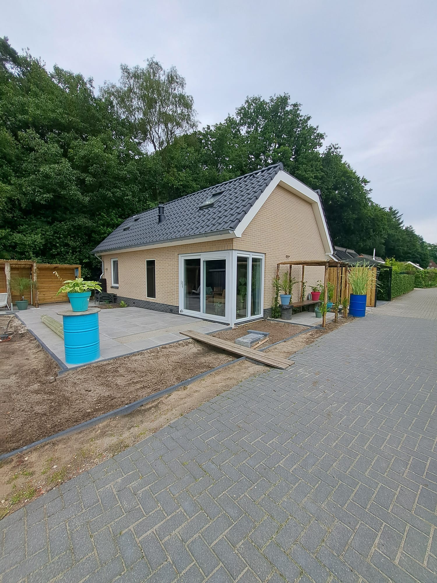 Gevel van een woning door Bouwbedrijf Besselsen
