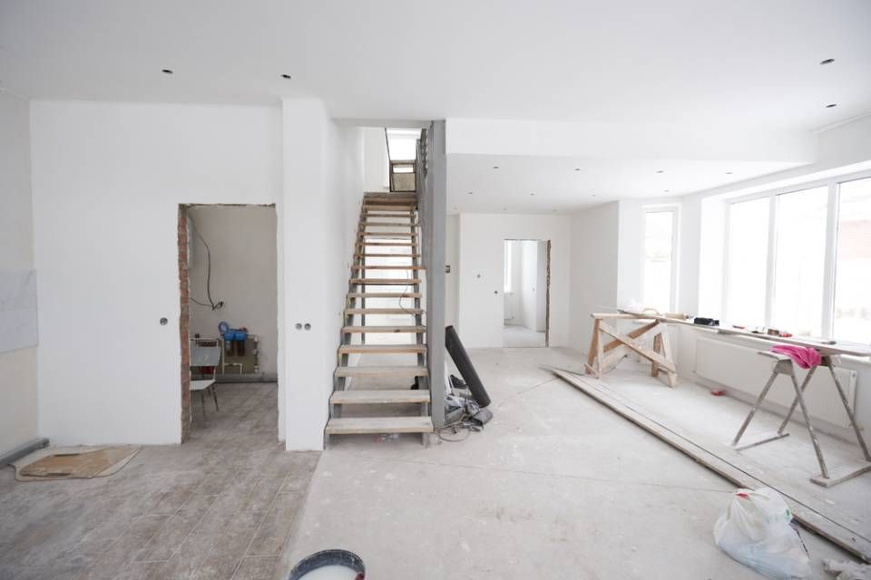 Renovatiewerkzaamheden aan een woning